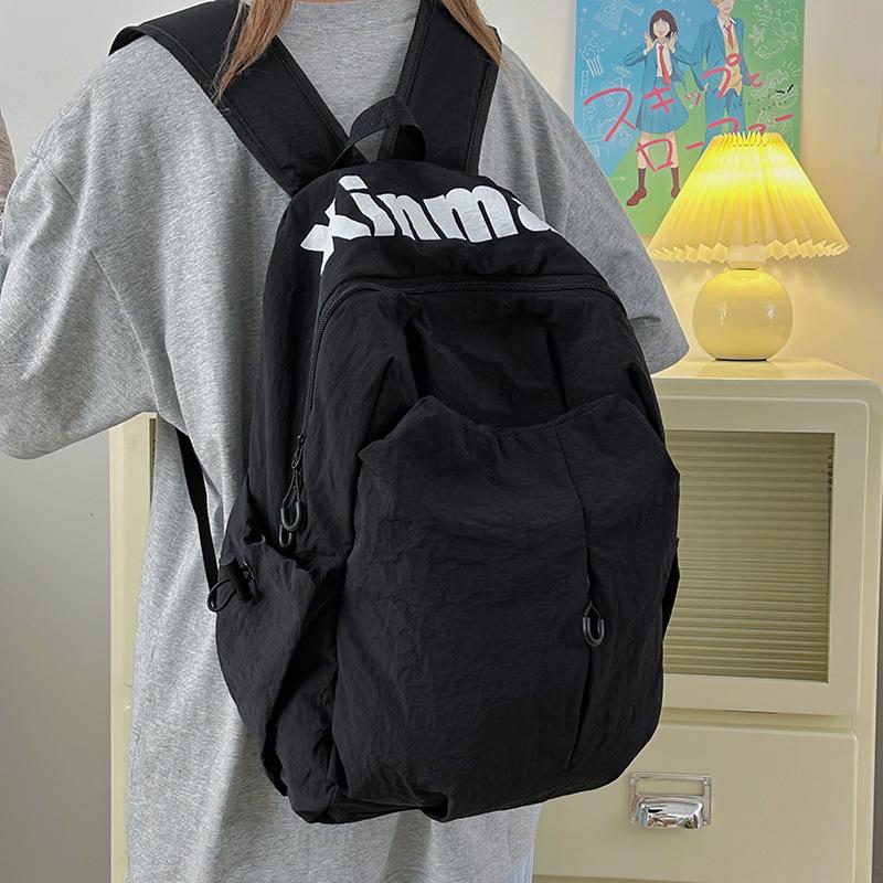 Schoolbag ins niche lightweight water-proof high school students and women large capacity sports outdoor backpack travel backpack