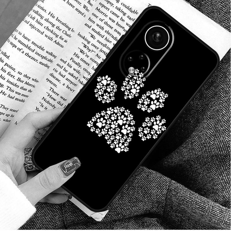 Dog foot print Paw Colorful Pattern Case For Honor Magic 5 6 7 8 Pro Honor Win RT X9d X9c X9b X9a X8c X8b 50 70 90 400 200 Lite