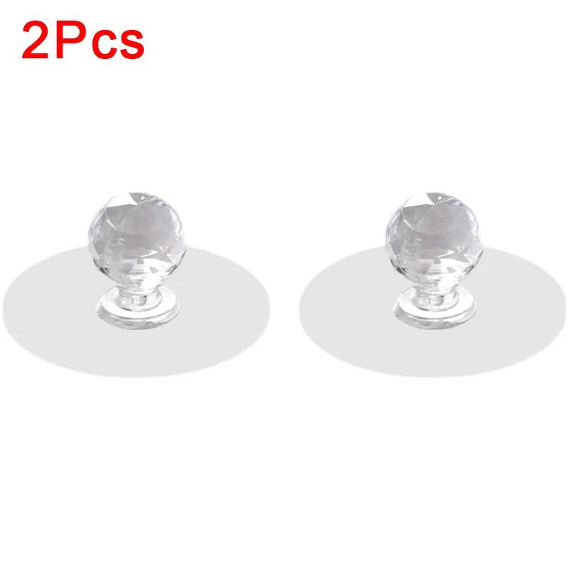 

10/1 шт., беспробивные хрустальные ручки для ящиков в форме ромба, самоклеящиеся акриловые ручки для шкафа, мебельная ручка-вешалка About 5X2.3cm
