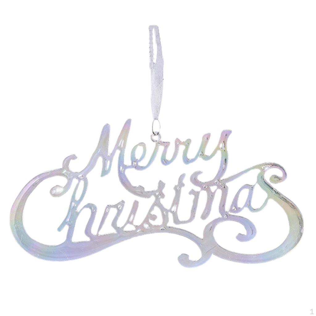 Christmas Ornaments Hanging Decorations Acrylic Pendant Drop Bauble for Hotel