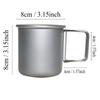 Camping Mug Aluminum Alloy Cup Tourist Tableware Picnic Utensils Outdoor Kitchen Equipment Travel Cooking Set Camping Equipment