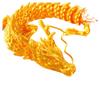 3D Printed Conjoined Dragon Ornaments, Movable Cartoon Creative Dragon Plants Toys Fish Tank Landscaping Decoration 30cm