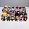 Demon Slayer Figure Ground Temperature Home Tea Stove Tanjiro Nezuko Money Model Pendant Demon Slayer Home Tea Fan Technique