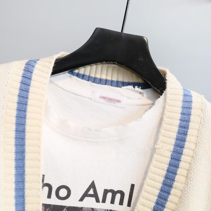 Autumn Thickened Knitted Medium To Long Sweater Cardigan Coat for Women
