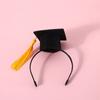 Elastic Dog Dr. Hat With Tassel Dog Degree Hat Puppy Headband Cat Graduation Cap  Photograph