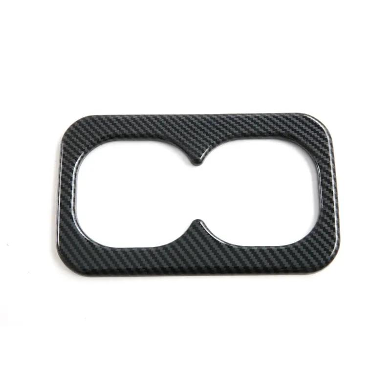 Cover For Mitsubishi Triton /l200  2024 Abs Autobon Fiber Seat Center Rear Water Cup Holder Frame Trim Interior Styling