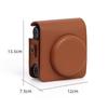 [Film Lab] Instax Mini 99 PU Leather Camera Case Soft Protective Case with Strap CAA49