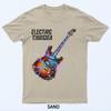 T-shirt Poster Chitarra Tuono Elettrico