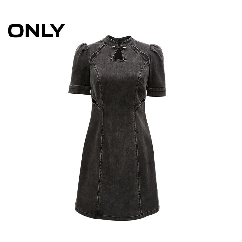 ONLY 2024 New Chinese Style Slim Denim Dress