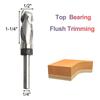 Flush Trim Bit Spiral Trim Router Bit Pattern Work Carbide-tipped Tool Enhanced Chip Removal For Router Applications