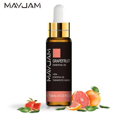 MAYJAM 3/6 Adet 10 ml Greyfurt Saf Esansiyel Yağı Zayıflama için Temiz Yüz Cilt Vücut Bakımı Boost Bellek Hava Taze Difüzör Meyve Parfüm Aroma Yağı