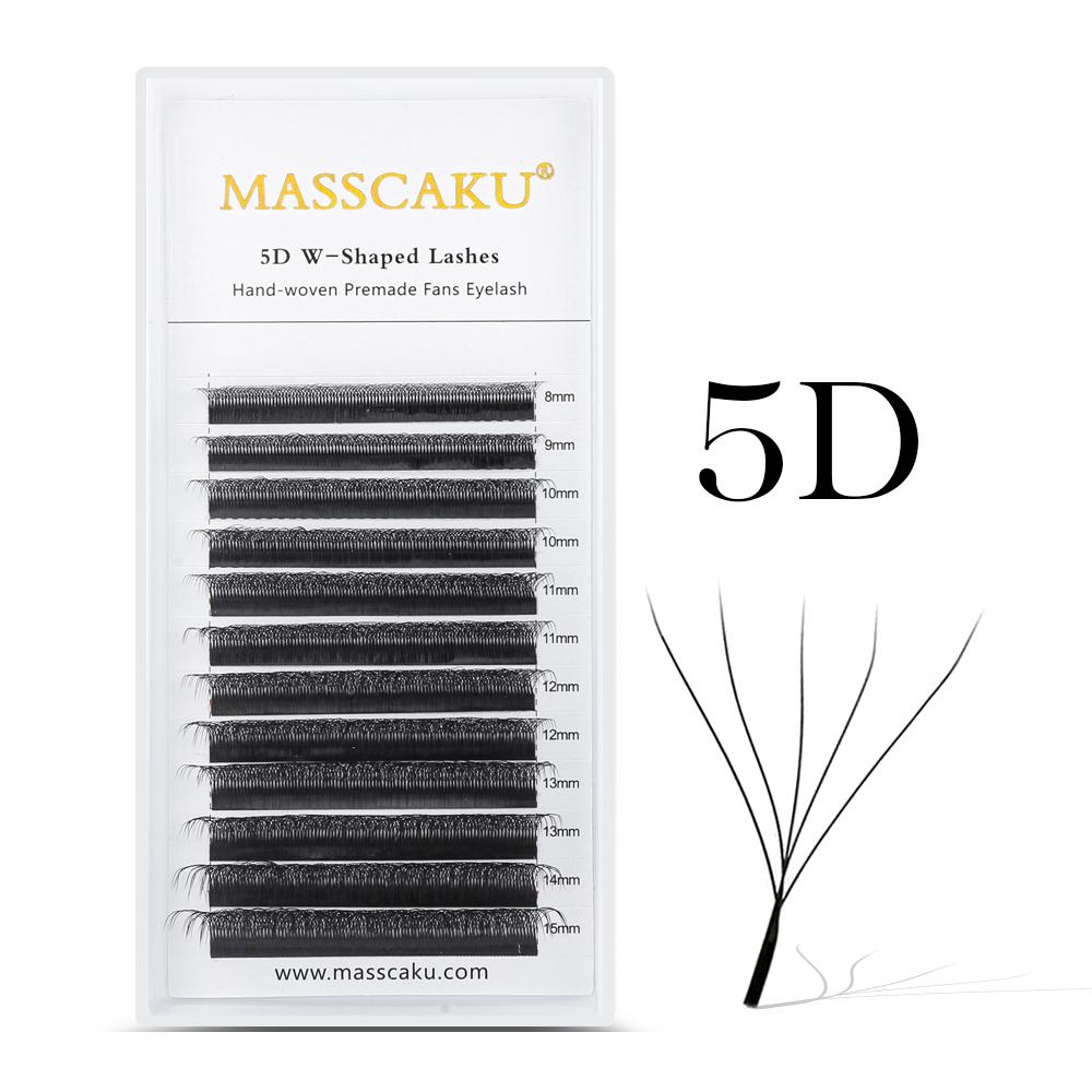 Design Exquisite Material Lashes Clusters Easy To Root Russian Volume Easy Blooming 100% Handemade Fake Eyelashes