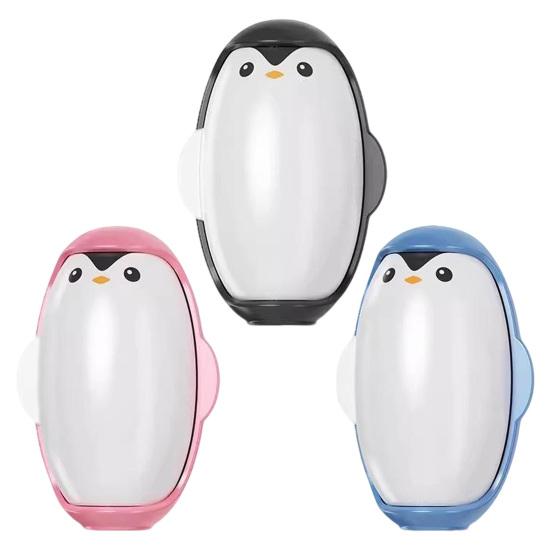 1/3 ks Odstraňovač žmolků Přenosný Mini Cestovní Váleček na žmolky Omyvatelný Design malého tučňáka Lepicí Odstraňovač nečistot