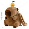 Large Capacity Capybara Plush Backpack Animal Cartoon Capybara Plush Bag  Female Lady Girl