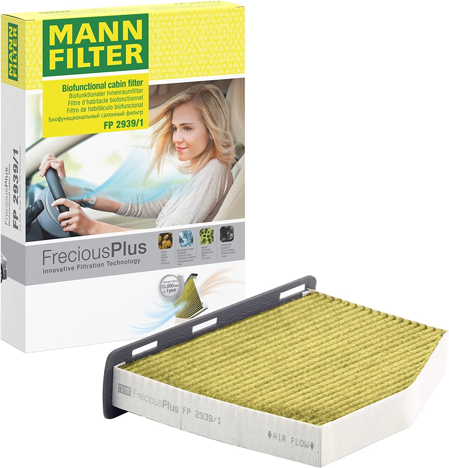 

MANN FP2939/1 Air Conditioner Filter Length 27.5cm x Width