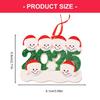 Customizable Christmas Tree Hanging Decoration Kids Activity Resin Ornament For Home Holiday