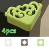 4 Pcs Hollow Flower Safety Corner Protector Soft Edge Bumper Guard Cushion For Desk Table Wood Furniture Anti-collision Decor