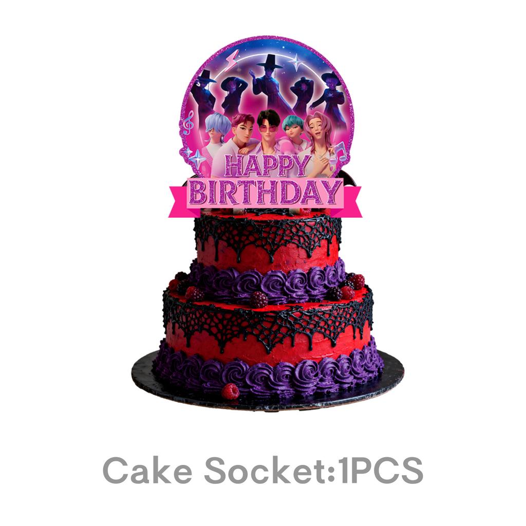 Idol Boy Kpops Demoni Vânător Petrecere de Ziua Decor Veselă De Unică Folosință Față de Masă Pahar Farfurie Balon Petrecere Baby Shower Consumabile