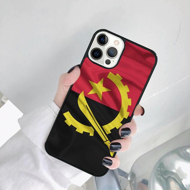 Angola Flag Phone Case Cover For iPhone 17 Air 15 Pro MAX 16 Plus 14 12 11 13 Coque