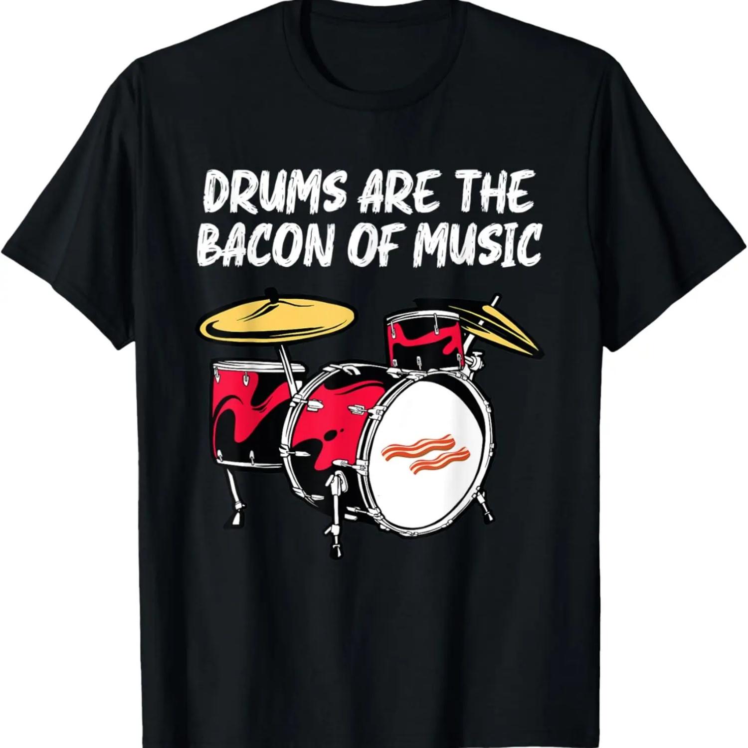 

USA Flag Drummer Drums T-Shirt XXXXXL чорний