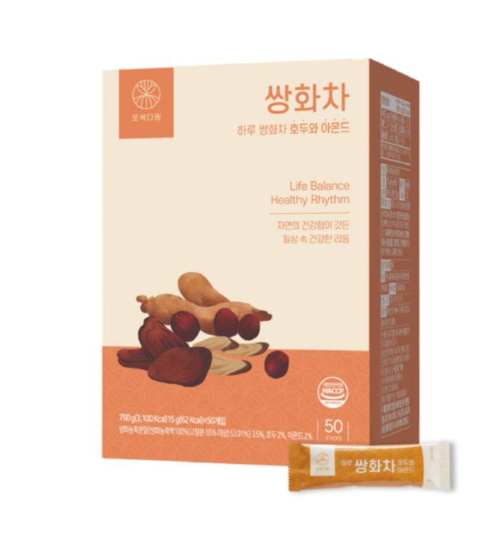 

Osaekdawon Daily Ssanghwa Tea 50 Pack 1 box