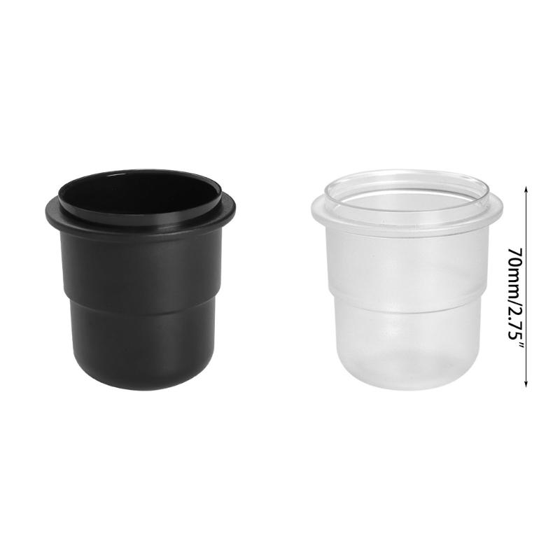 Coffee Dosing Cups Dose Cups Plastic Coffee Machine Handle Dosing Cups Mugs Perfect for Milktea Shops Homes Coffee Shops