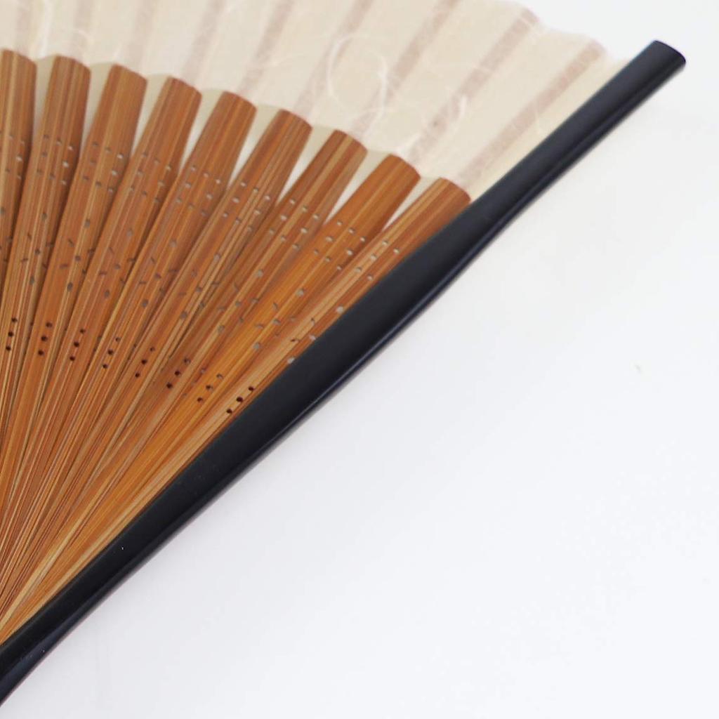 Stylish Business Fan Handkerchief Auspicious Gourd Pattern [Osaka Choseido] Men's Fan, Fan, Case, Included,