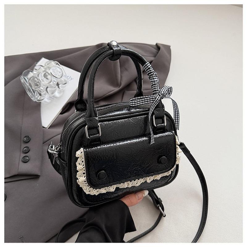 

Высококлассная модная сумочка новая трендовая нишевая универсальная на плечо мессенджер сумка женская чёрный