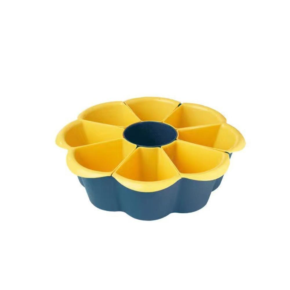 Divided Snack Serving Tray 7/9 Grid Kitchen Drain Basin Food Preparation Plate  Fruit