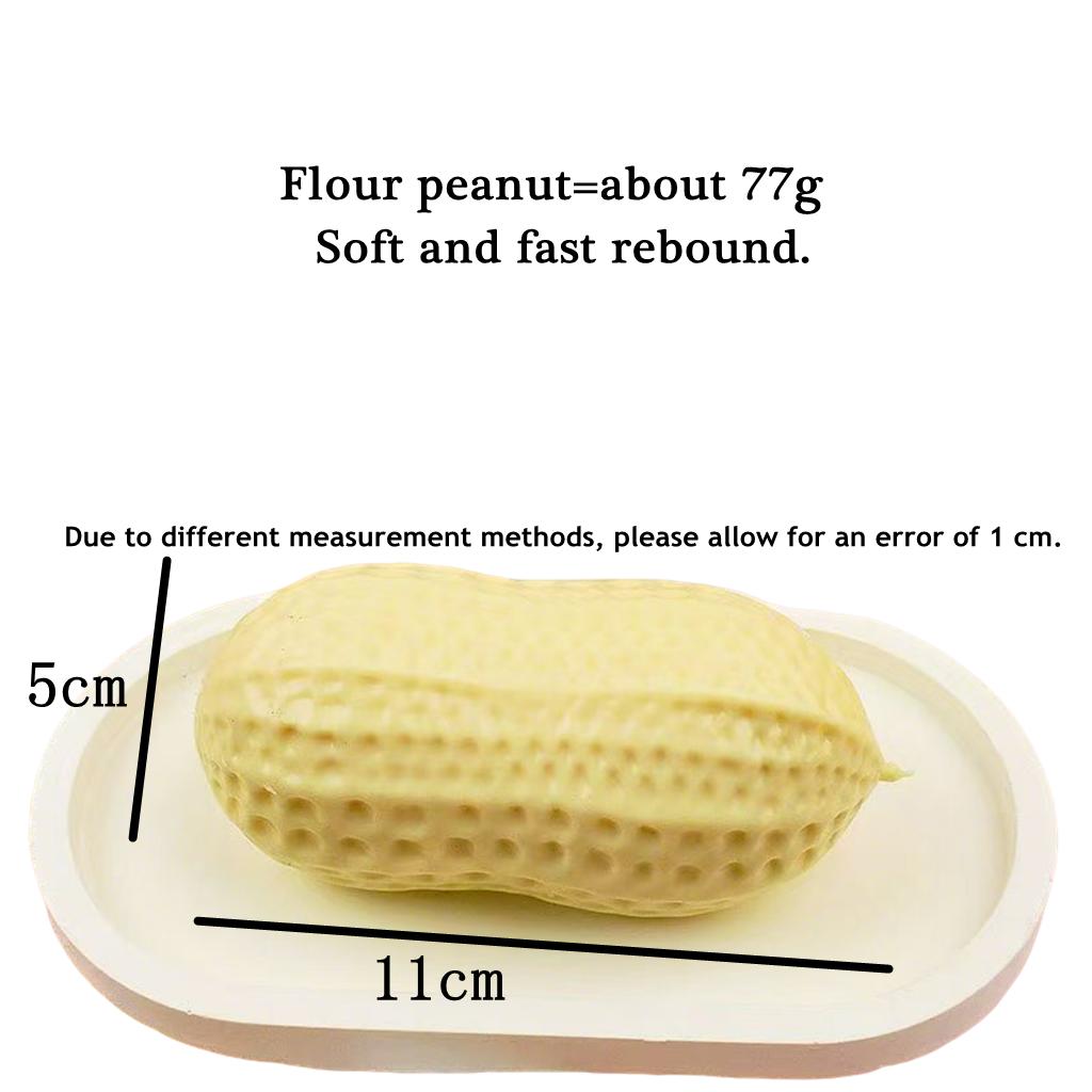 Pinda Stressverlichters Speelgoed Zacht Knijpspeelgoed Squishy Speelgoed Geen Terugslag Sensorisch Fidget Speelgoed ASMR Sensorisch Anti-Stress Speelgoed voor Volwassenen