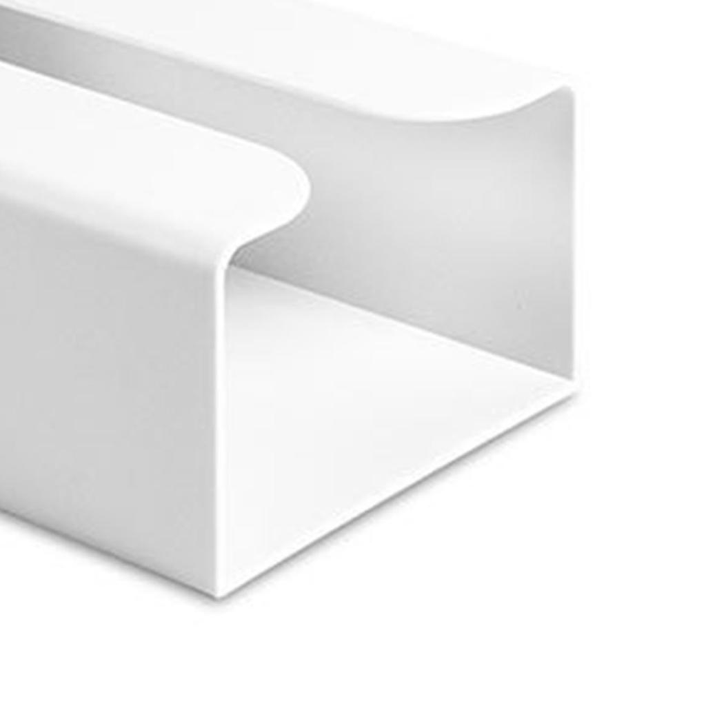 Under Cabinet Paper Towel Holder Adhesive Tape Space Saving Sturdy ABS Wall Mounted Tissue Box for Home Kitchen Bedroom