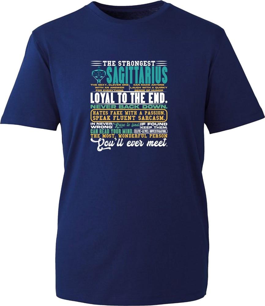 The Strongest Sagittarius Characteristics Tshirt Horoscope Zodiac Birthday Top S