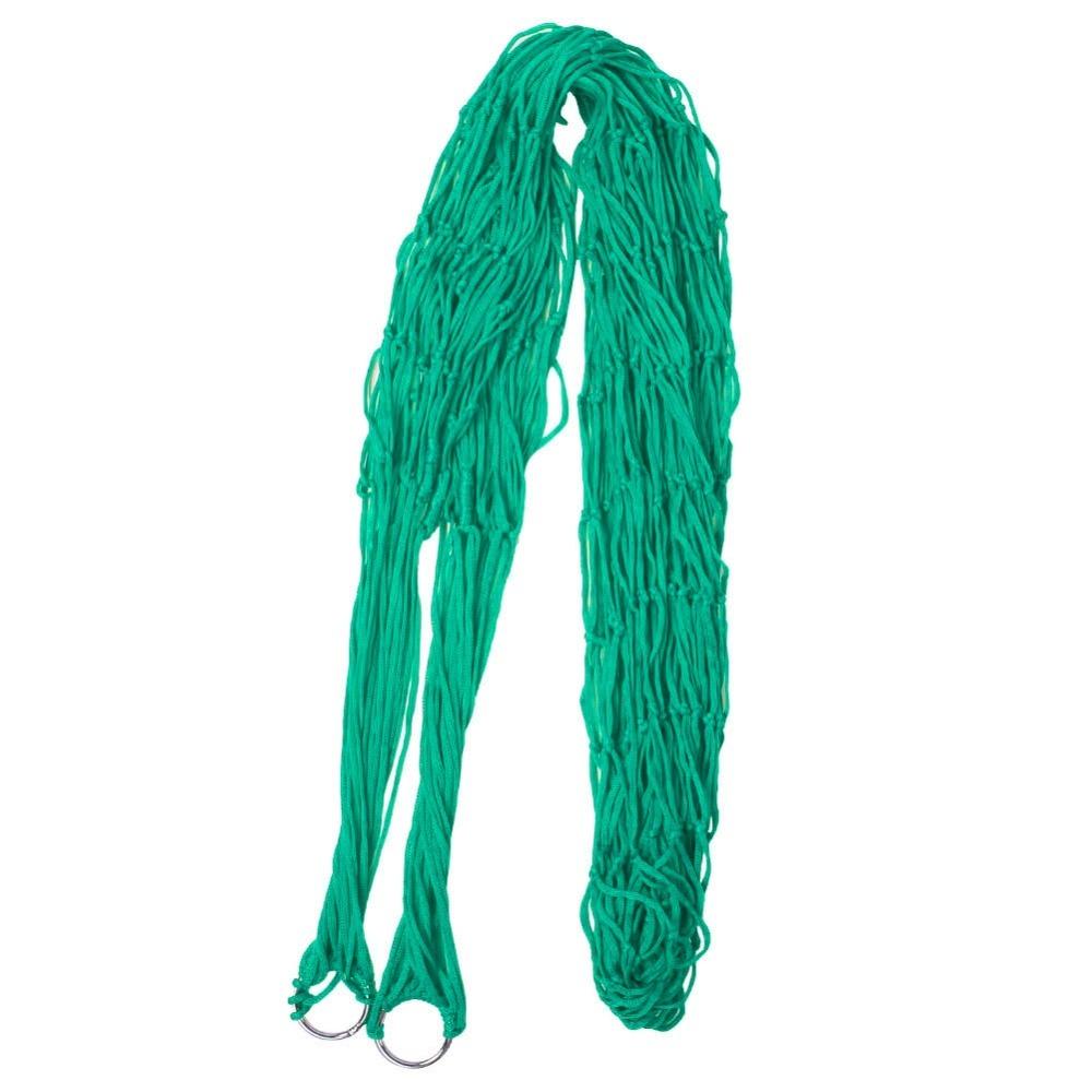 Smooth Net Nylon Mesh Hammock Swing Hanging Rope Hammock  Outdoor Camping