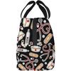 Nurse Theme Lunch Bag for Women Insulated Tote Bag Reusable Cooler Lunch Box for Work Picnic Travel