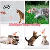 Cat Toy for Stress Relief Collar Feather Interactive Wand Hands Free Mental Stimulation Teaser with Bell Adjustable Indoor Kitty Solo Play Self-play