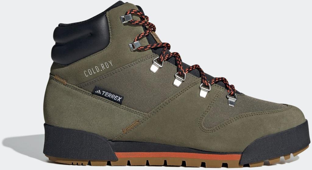 Ботинки треккинговые Adidas Terrex Snowpitch Cold (IH3665) olive strata/bronze strata/semi impact orange