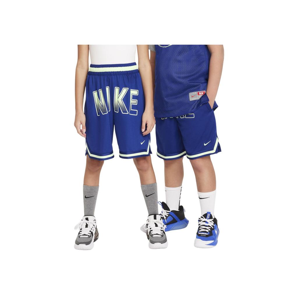 Nike DNA Culture Of Basketball Soft Lightweight Cool Comfortable Kids Shorts Kids Shorts Deep-Navy Vapor-Green FN8351455