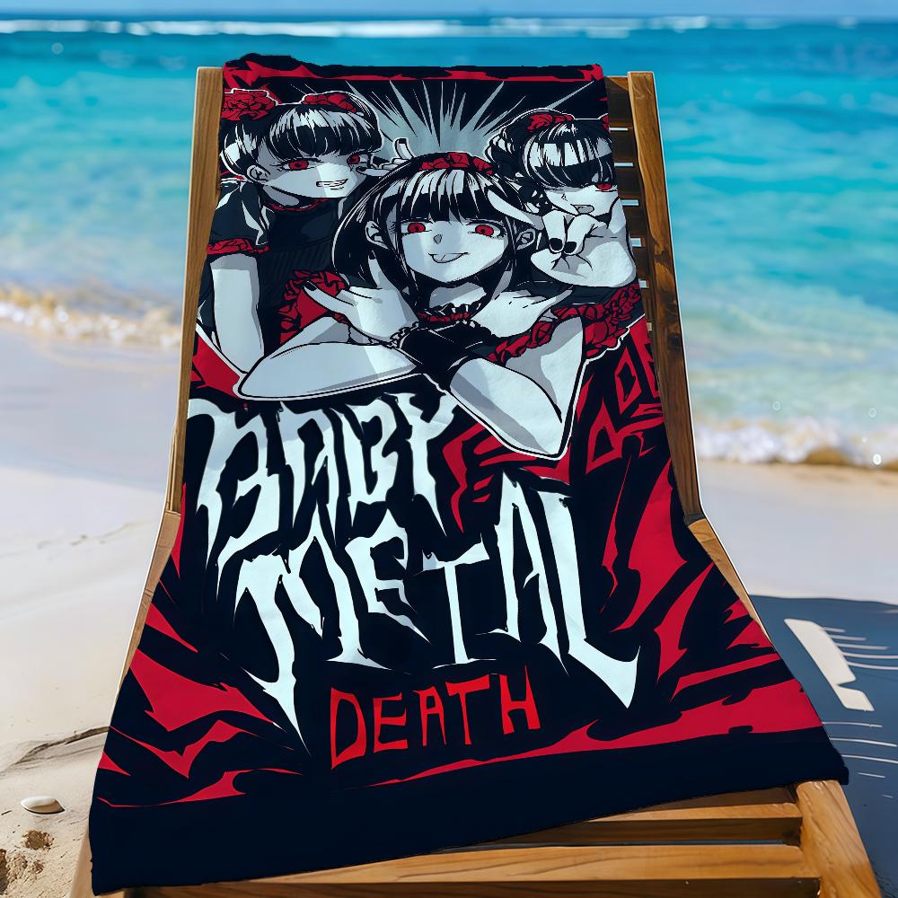J-Pop Band B-Babymetal-S Towel Sports Quick Dry Travel Camping Gear Sandproof Soft Light Large Beach Towel