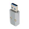 Aluminum Alloy USB3.0 Male Connectors USB3.0 DIY Plugs 6mm Hole for Creating and Repairing USB Cables and Devices