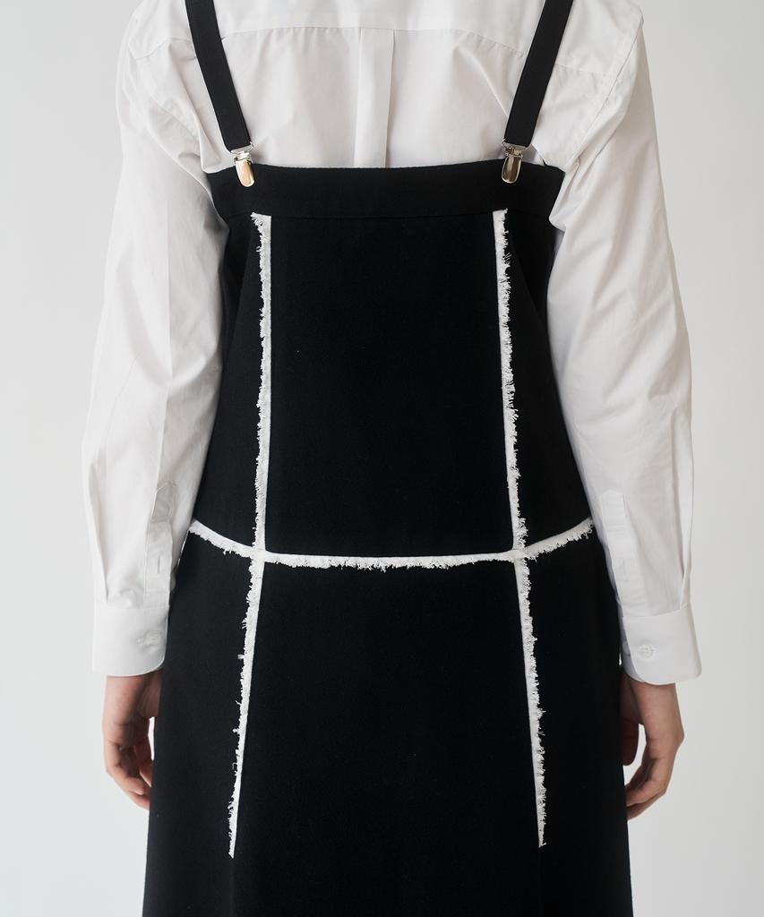 Yusim Wool Damaged Suspender Dress