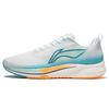 Li Ning Red Hare 5 Cushioning Slip Resistant Abrasion Resistant Low Top Lightforam Plus Running Shoes Men's White Blue ARMS009-1