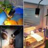 360 Grad Drehung Reptilien Heizlampe UVA+UVB Lampe Klemme Abdeckung Klemme Lampenfassung Schildkröten
