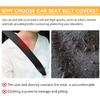2 Pcs Car Seat Belt Covers with Cute Bow for Adults Girls Kids, Seat Belt Cover Pad for Shoulder Protector,Soft Auto Seatbelt Shoulder Pads, Seat