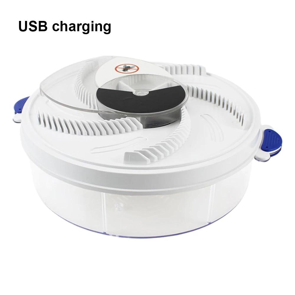 Indoor Outdoor Fly Trap Electric Pest Killer Automatic Flycatcher Insect Pest Catcher USB Pest Reject Control Repeller With Bait