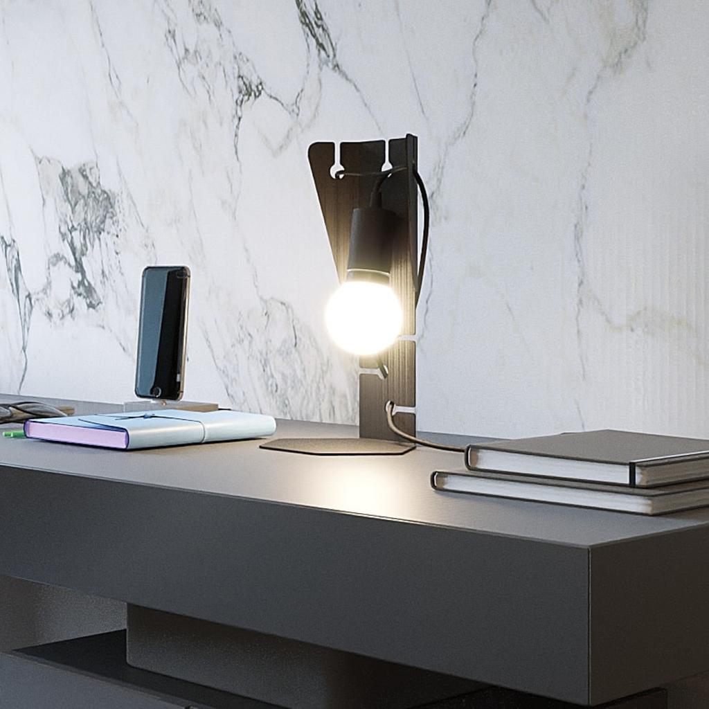 Arby desk lamp black