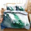 Summer Surf Seaside Vacation Duvet Cover Blue Water Comforter Bedding Set For Adults Queen Size 3d Quilt Bed Set Linening Bed