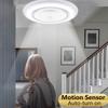 Motion Sensor Ceiling Light LED Battery Operated Wireless Motion Lighting Fixture for Hallway Kitchen Bedroom