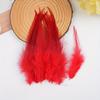 100Pcs Dyed Chicken Feather Feathers 10-15cm for DIY Crafts Handmade Jewelry Wedding Party Festival Costume Decorations