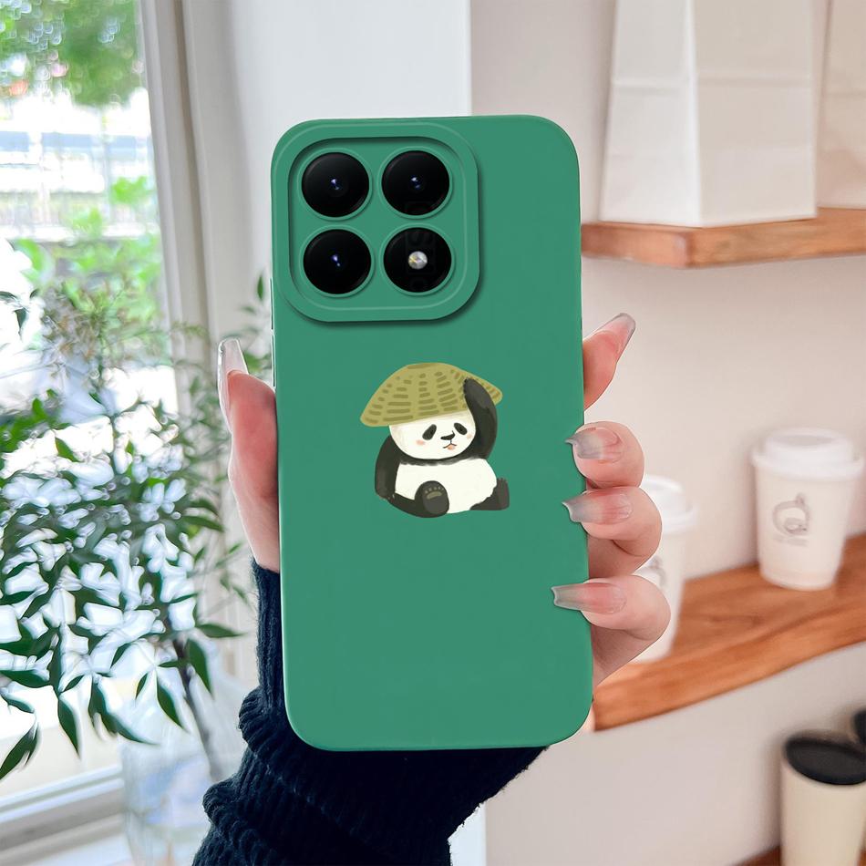 For Xiaomi 15T Pro Case For Xiaomi 17 Pro Max Cartoon Phone Back Cover Full Protection Soft Liquid Silicone Shockproof Bumper