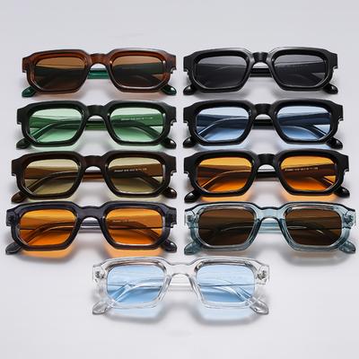 Neue Herren Vintage Rechteckiger Rahmen Sonnenbrille Mode Retro Sonnenbrillen Luxus Marken Design Brillen Uv400 Brillen Frauen Schutzbrillen